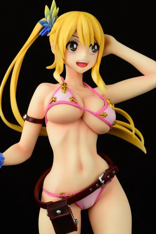 Fairy Tail Lucy Heartfilia (Pink Swimwear Gravure Style) 1/6 Scale Figure - Image 3