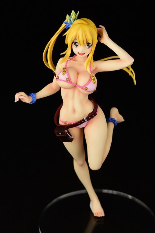 Fairy Tail Lucy Heartfilia (Pink Swimwear Gravure Style) 1/6 Scale Figure - Image 5