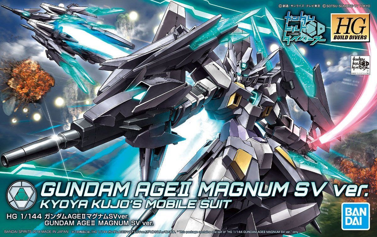Gundam Age-2 Magnum (SV Ver.) "Build Divers", Bandai HGBD 1/144 - Image 2