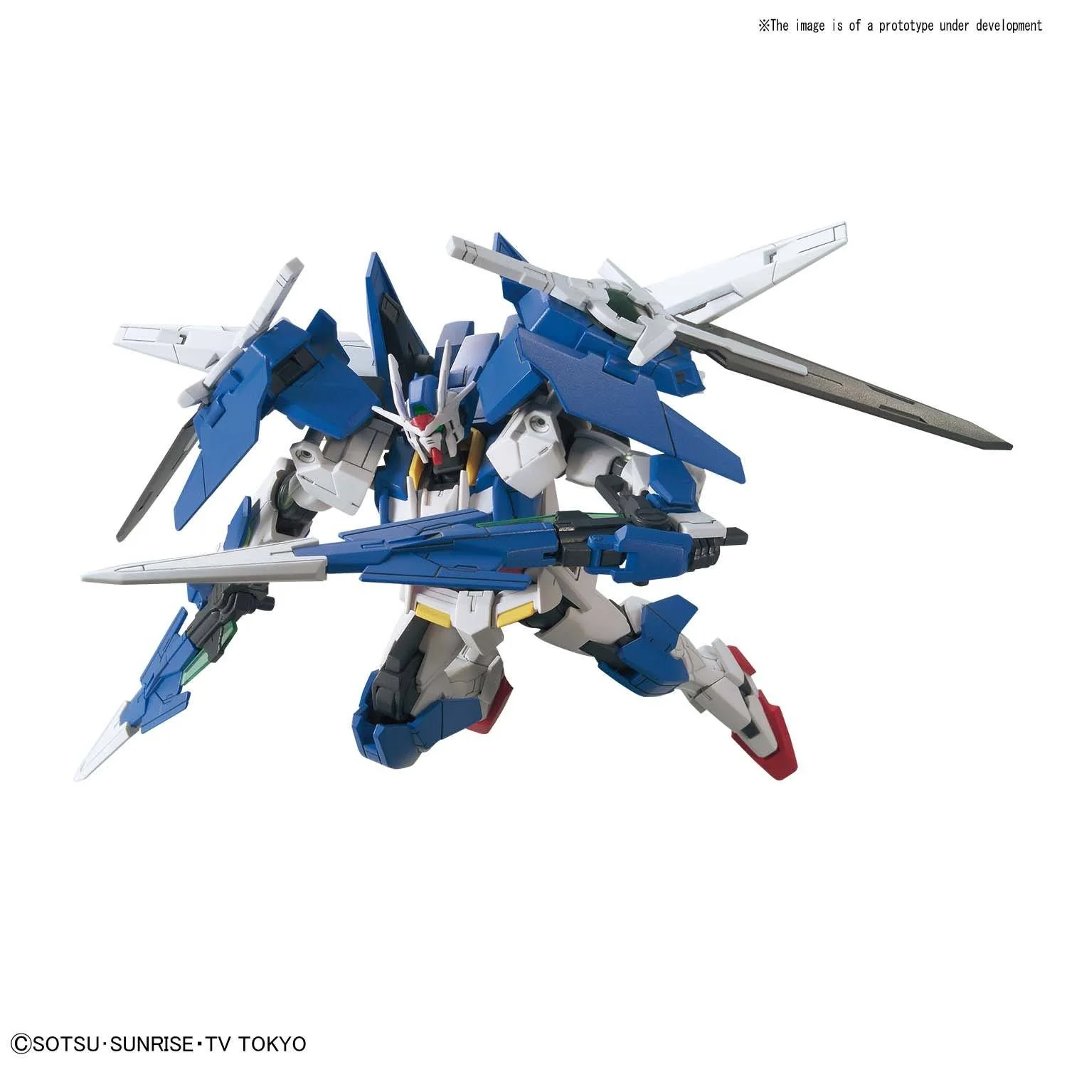 HGBD 1/144 #09 Gundam 00 Diver Ace "Gundam Build Divers", Bandai - Image 3