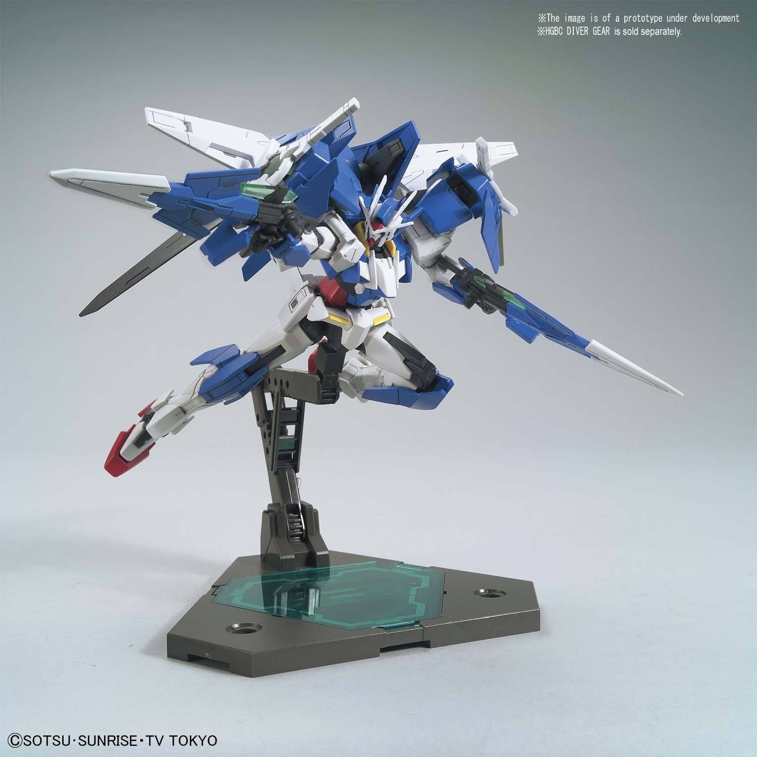 HGBD 1/144 #09 Gundam 00 Diver Ace "Gundam Build Divers", Bandai - Image 6