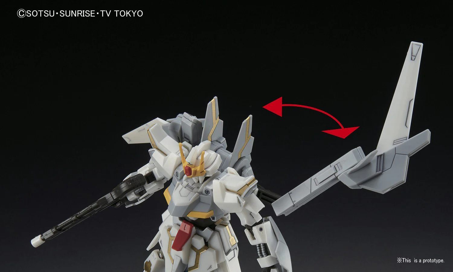 Lunagazer Gundam "Gundam Build Fighters A-R", Bandai HGBF 1/144 - Image 6