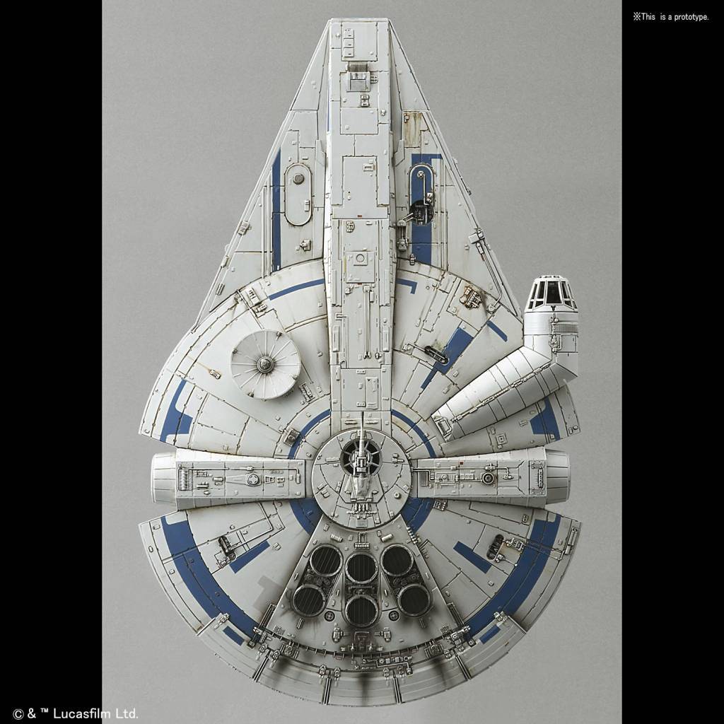 Millennium Falcon (Lando Calrissian Ver.) "Solo: A Star Wars Story", Bandai Star Wars 1/144 Plastic Model Kit - Image 5
