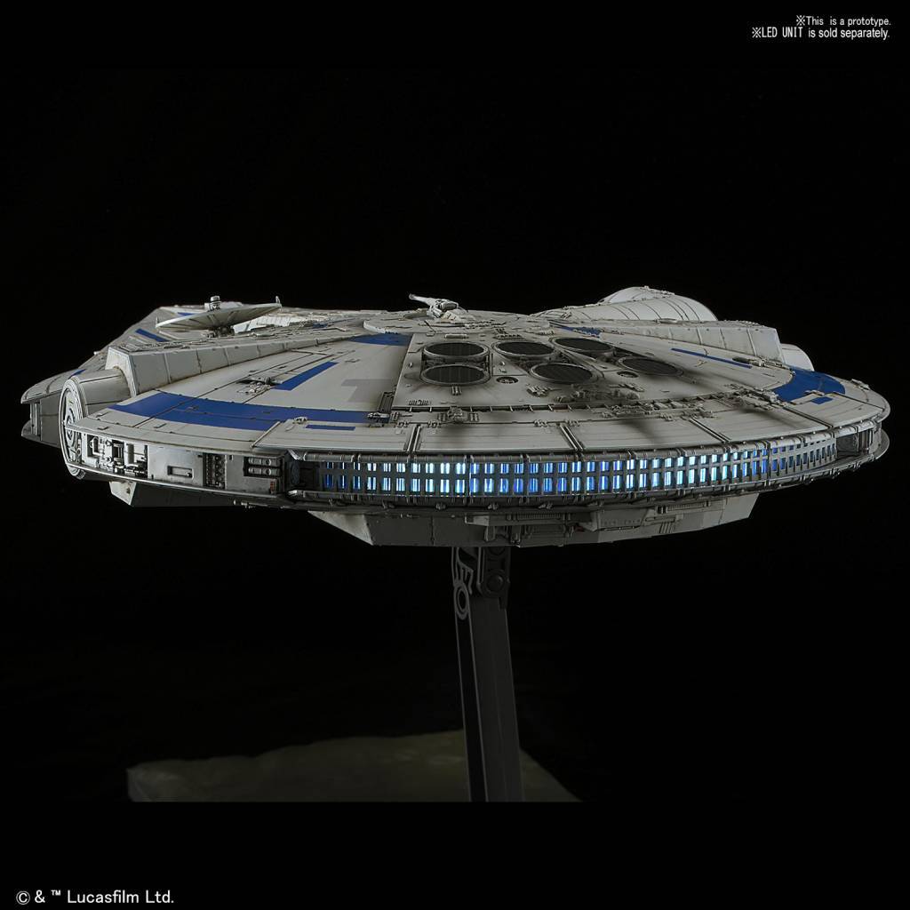 Millennium Falcon (Lando Calrissian Ver.) "Solo: A Star Wars Story", Bandai Star Wars 1/144 Plastic Model Kit - Image 6