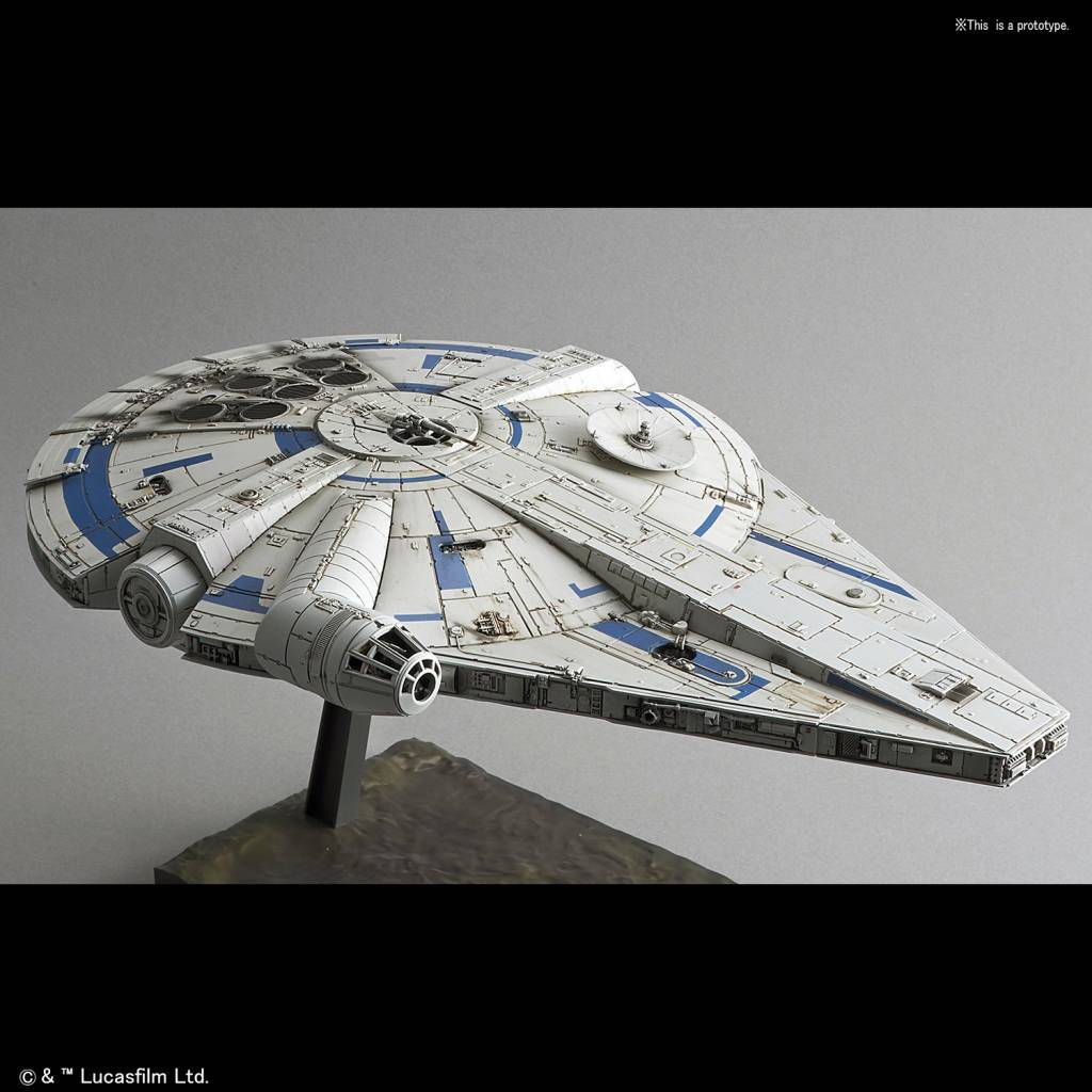 Millennium Falcon (Lando Calrissian Ver.) "Solo: A Star Wars Story", Bandai Star Wars 1/144 Plastic Model Kit - Image 7