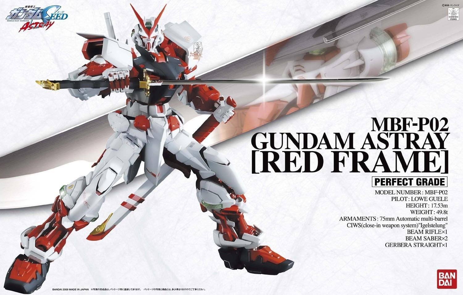 PG 1/60 Gundam Astray Red Frame - Image 2