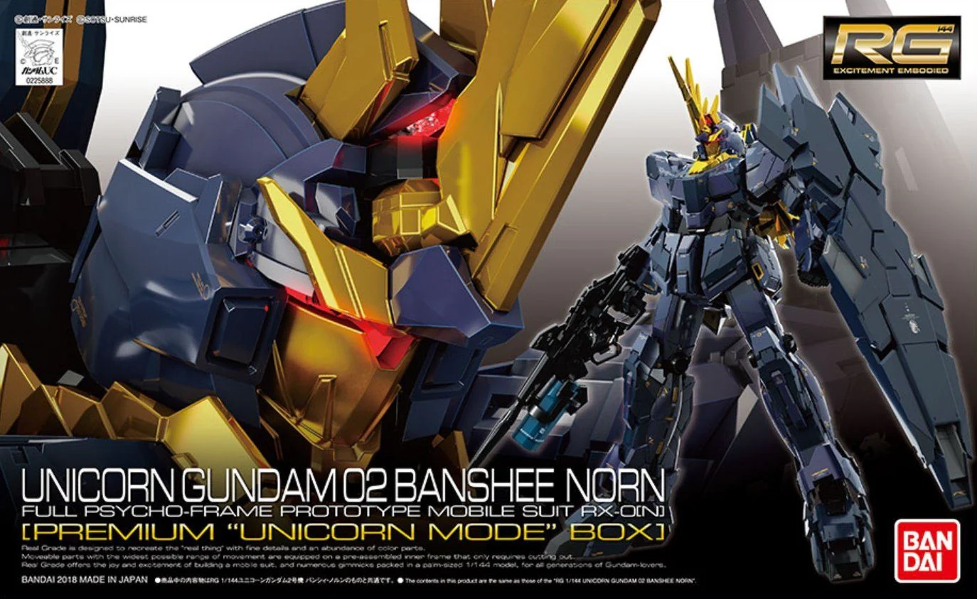 RG 27 SP 1/144 Banshee Norn [Premium Unicorn Mode Box] - Image 2