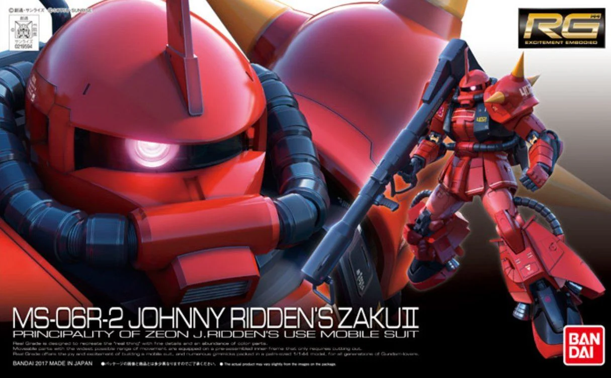 RG 1/144 Johnny Ridden's MS-06R-2 Zaku II High Mobility Type - Image 2
