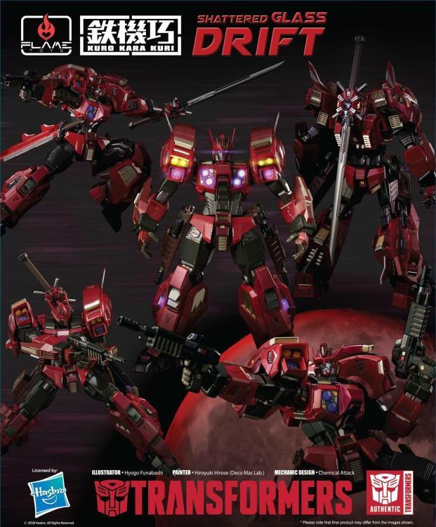 Shattered Glass Drift "Transformers", Flame Toys Kuro Kara Kuri - Image 2