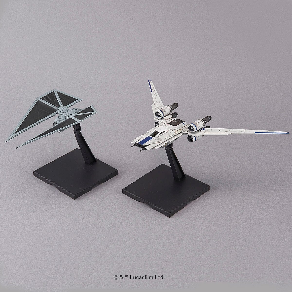 Rogue One A Star Wars Story U-Wing Fighter & TIE Striker 1/144 Scale Model Kit - Image 4