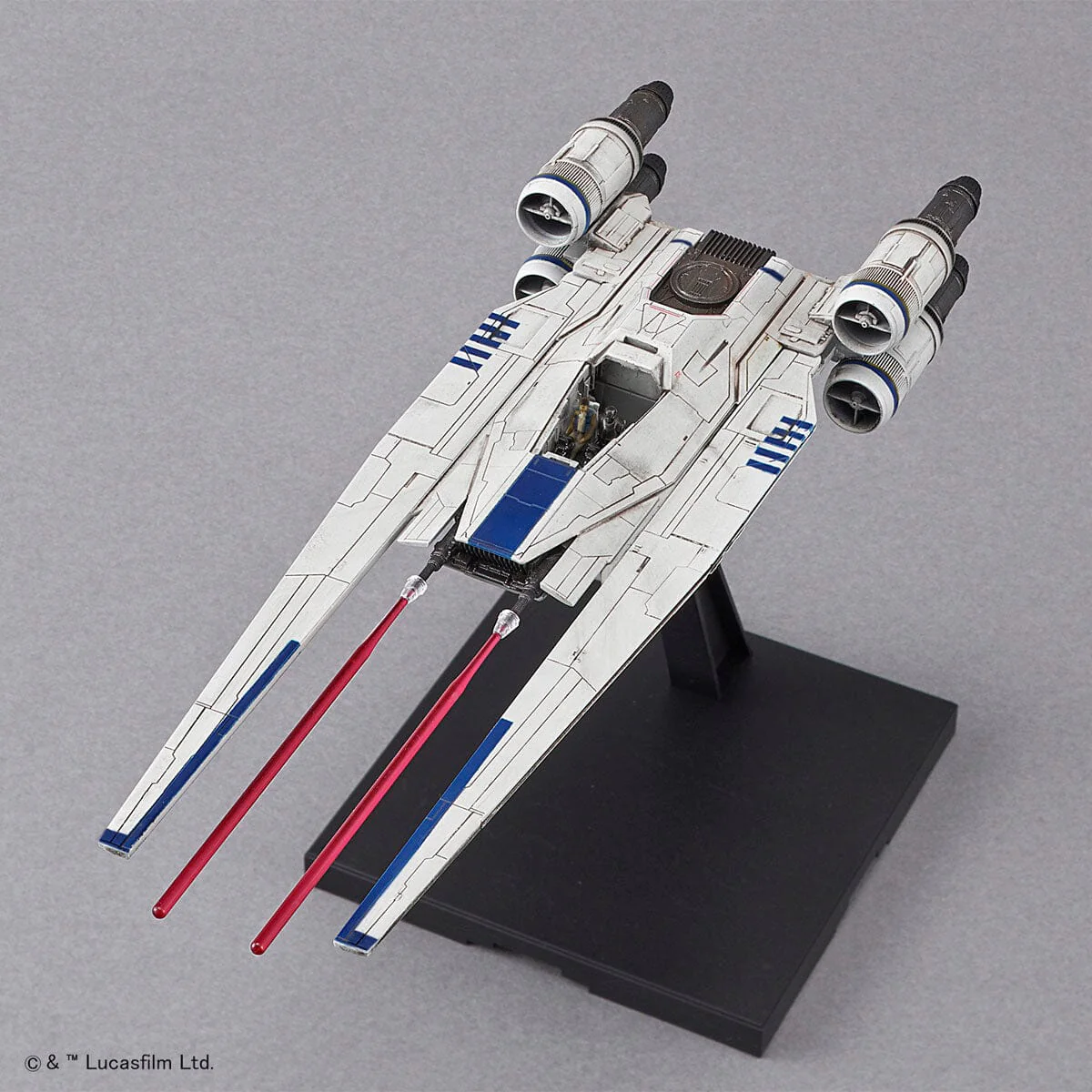 Rogue One A Star Wars Story U-Wing Fighter & TIE Striker 1/144 Scale Model Kit - Image 5