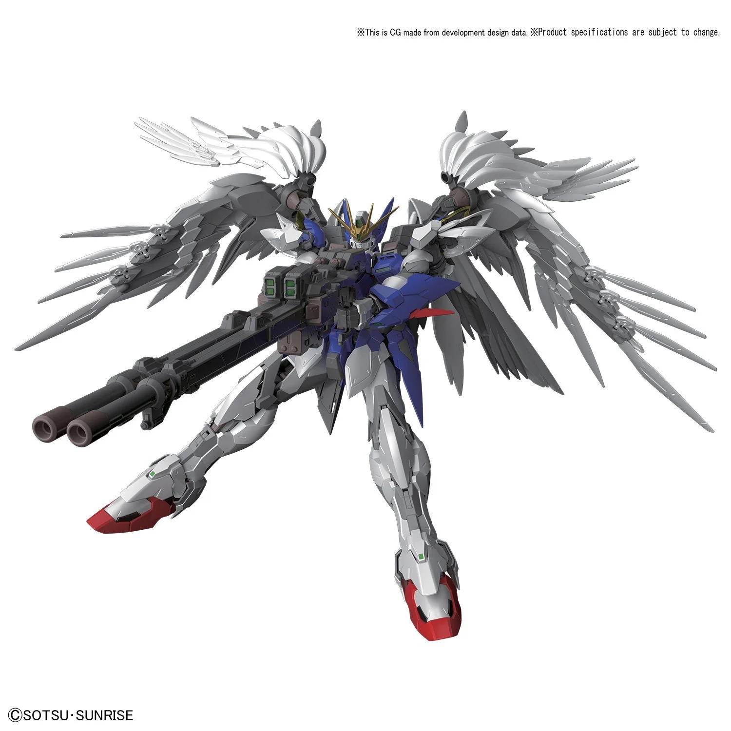Wing Gundam Zero (EW) (Plated Coating), "Gundam Wing: Endless Waltz", Bandai Hi-Resolution Model 1/100 - Image 5