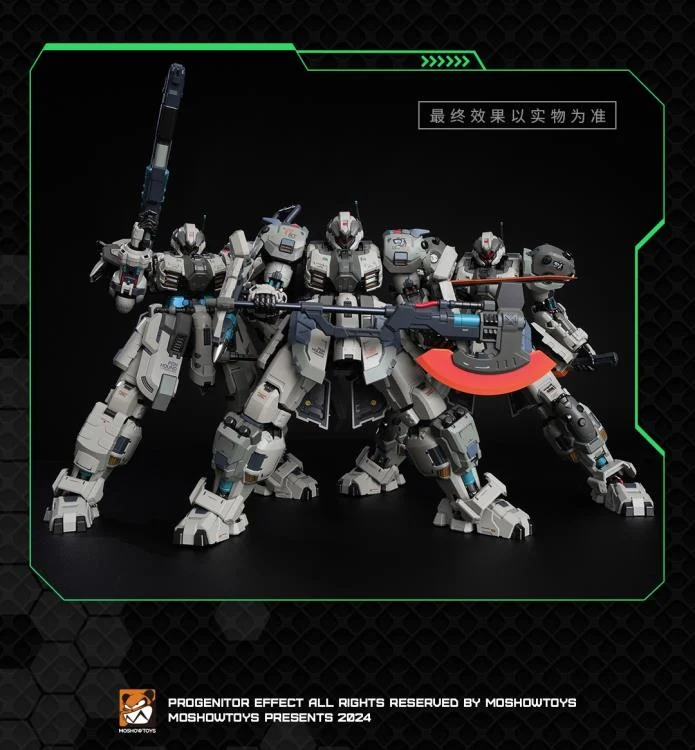 Progenitor Effect Illustrious Class ZY006 Team Foxhound Butcher Mecha Action Figure Set - Image 2