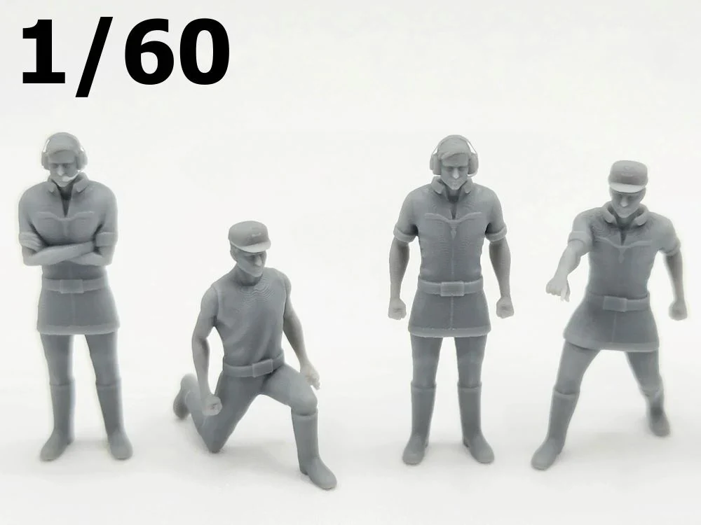 Project V Hobby Zeon Hangar Crew 1/60 Resin Kit - Image 2