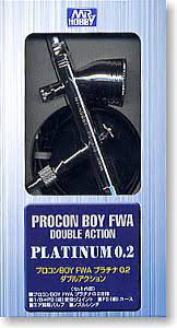 PS270 Mr. Procon Boy FWA Platinum (0.2mm) Airbrush, GSI - Image 2
