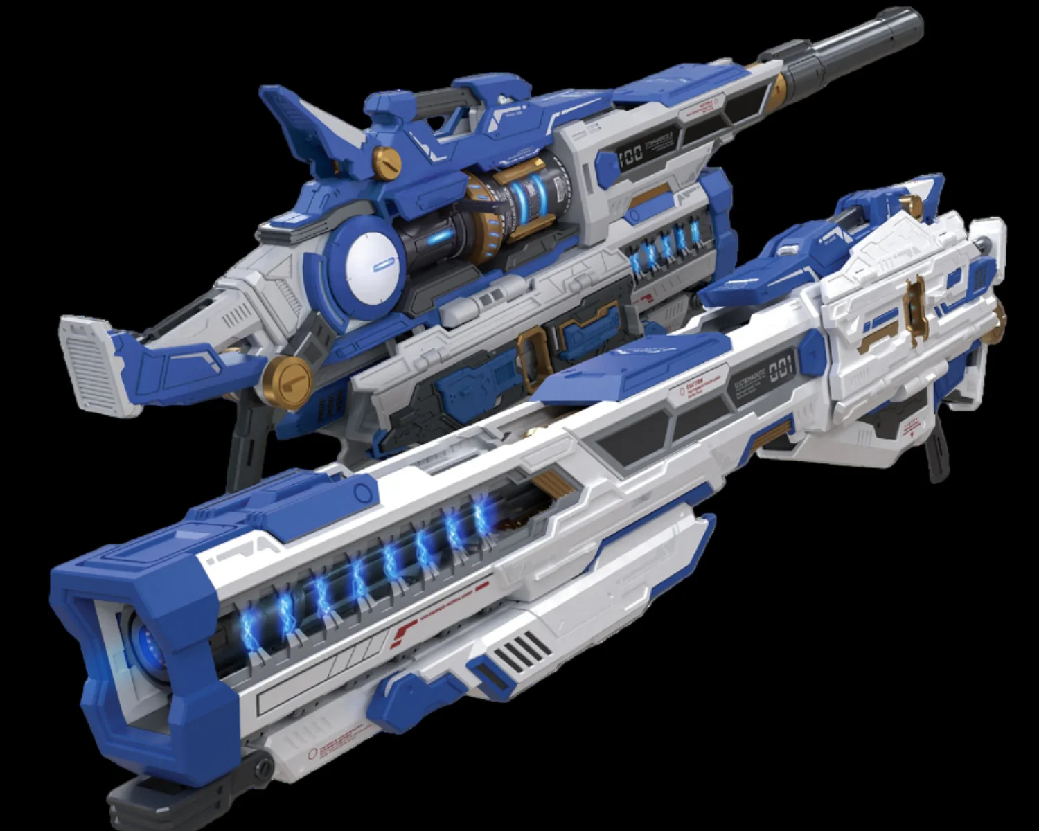 QianQiu Shang 01UG - MB Style Hi-Nu Mega Bazooka UPGRADE (Blue)