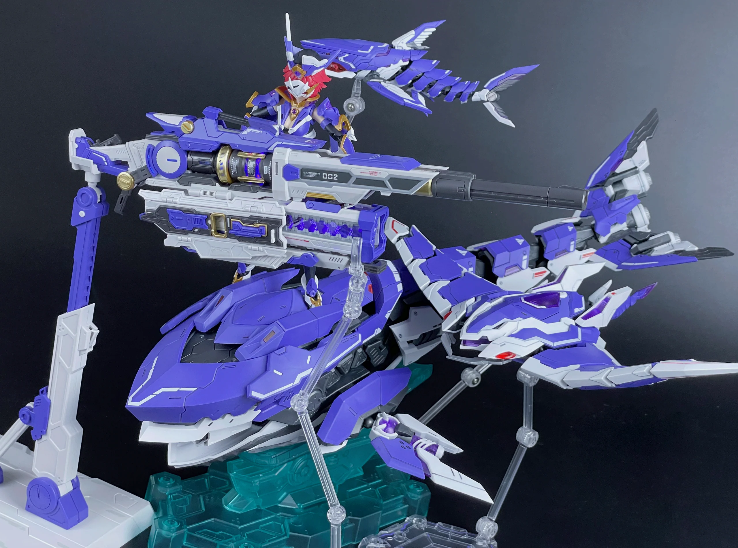 QianqiuShang Hyper Mega Bazooka Launcher Model Kit (Purple) - Image 11