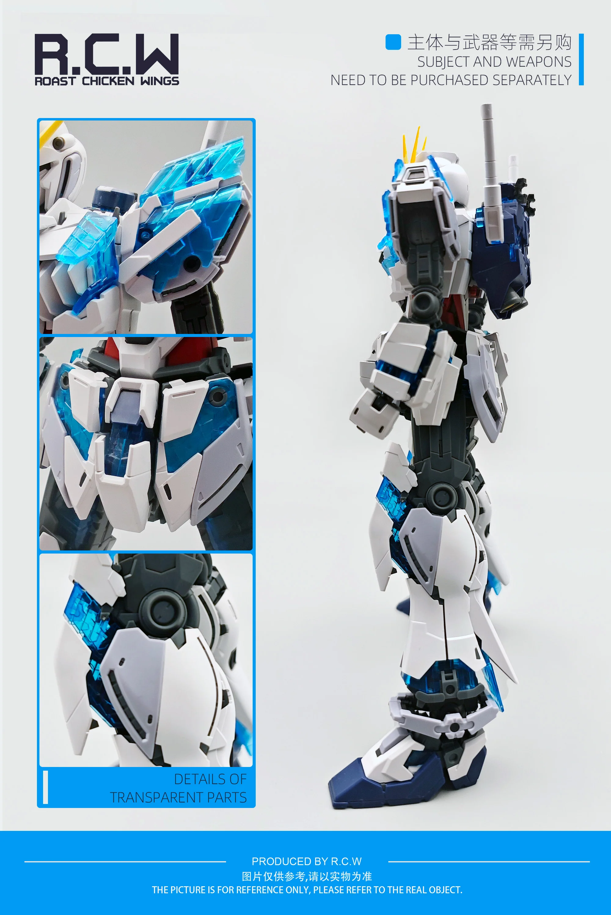 R.C.W. Model Psycho-Frame for MG Narrative Gundam - Image 4