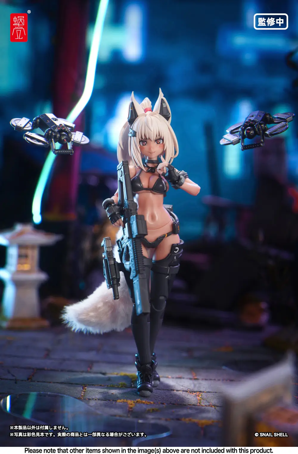 RA-04 Kitsunebi Senki Honoka (Swimsuit Ver.) 1/12 Scale Action Figure - Image 6
