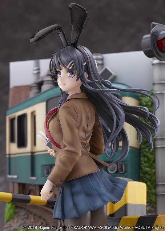 Rascal Does Not Dream of Bunny Girl Senpai Mai Sakurajima (Enoden Ver.) 1/7 Scale Shibuya Scramble Figure - Image 10