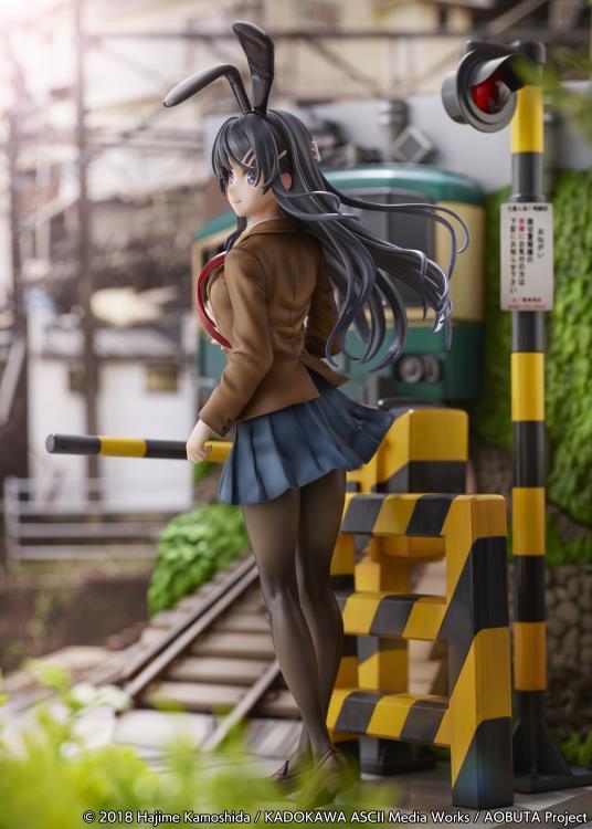Rascal Does Not Dream of Bunny Girl Senpai Mai Sakurajima (Enoden Ver.) 1/7 Scale Shibuya Scramble Figure - Image 13