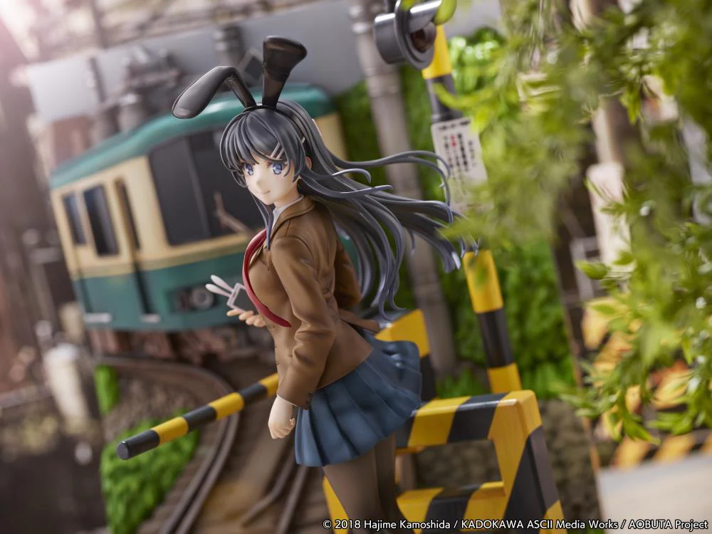 Rascal Does Not Dream of Bunny Girl Senpai Mai Sakurajima (Enoden Ver.) 1/7 Scale Shibuya Scramble Figure - Image 14