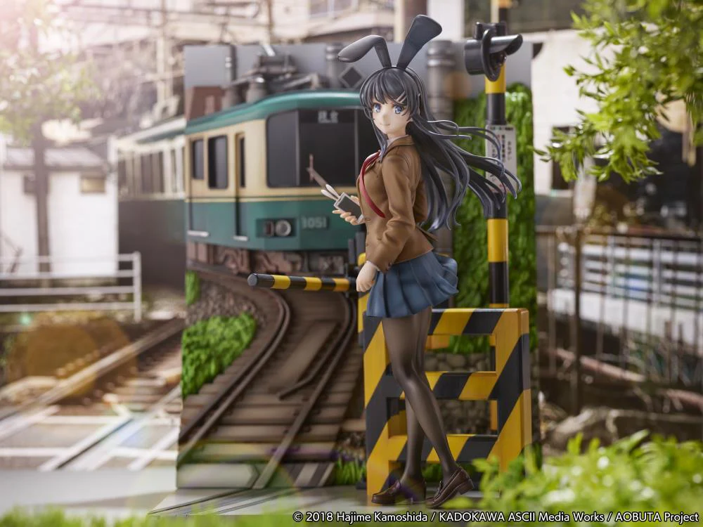 Rascal Does Not Dream of Bunny Girl Senpai Mai Sakurajima (Enoden Ver.) 1/7 Scale Shibuya Scramble Figure - Image 16