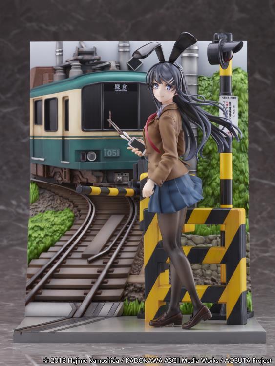 Rascal Does Not Dream of Bunny Girl Senpai Mai Sakurajima (Enoden Ver.) 1/7 Scale Shibuya Scramble Figure - Image 2