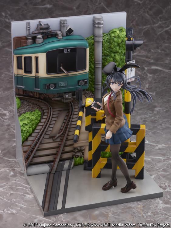 Rascal Does Not Dream of Bunny Girl Senpai Mai Sakurajima (Enoden Ver.) 1/7 Scale Shibuya Scramble Figure - Image 4