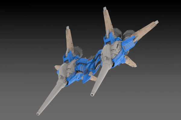 RayForce RVA-818 X-LAY (2P Color) 1/144 Scale Model Kit - Image 2