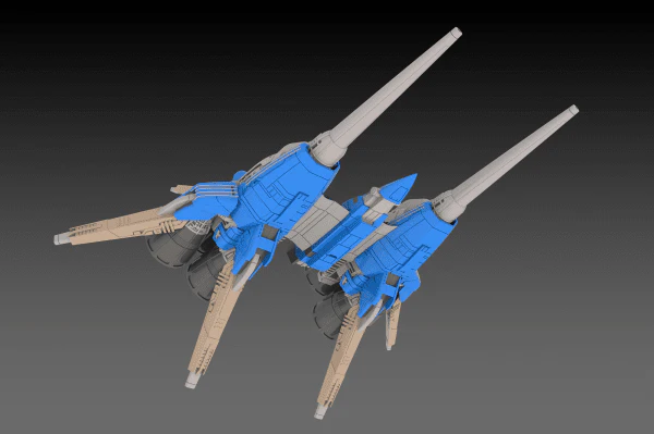 RayForce RVA-818 X-LAY (2P Color) 1/144 Scale Model Kit - Image 5