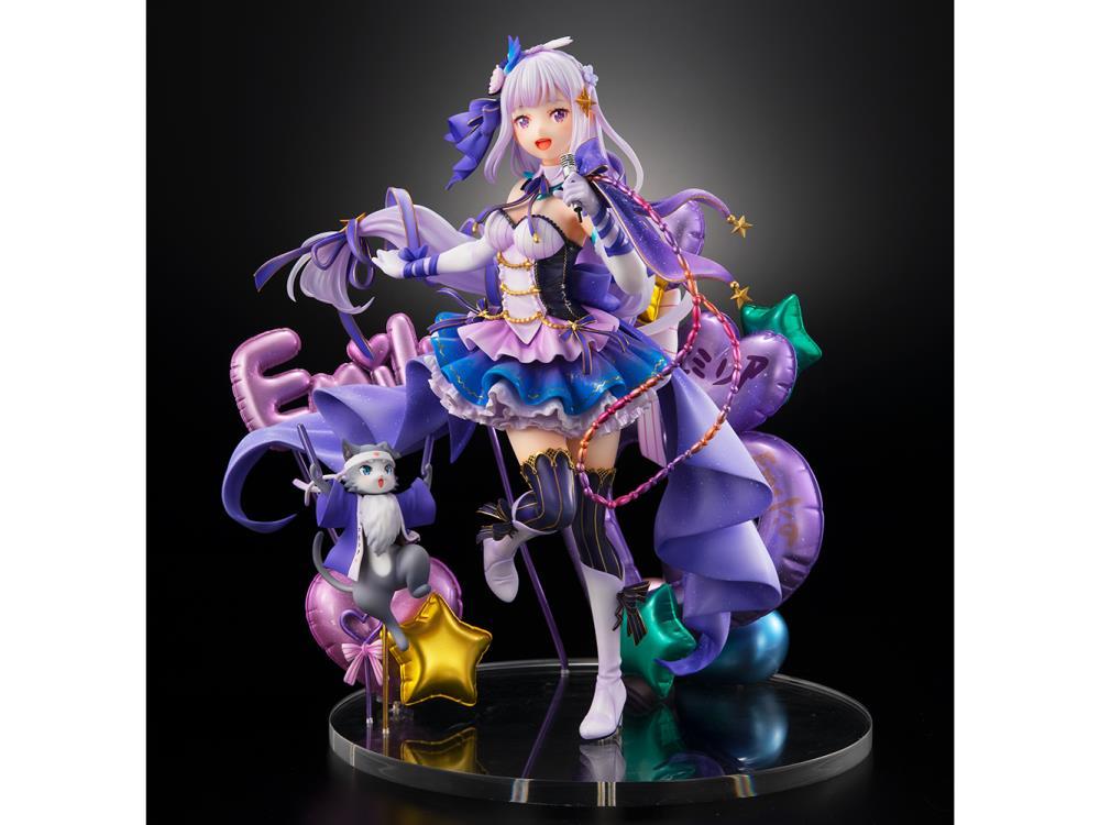 Re:Zero Starting Life in Another World Emilia (Idol Ver.) 1/7 Scale Shibuya Scramble Figure - Image 2