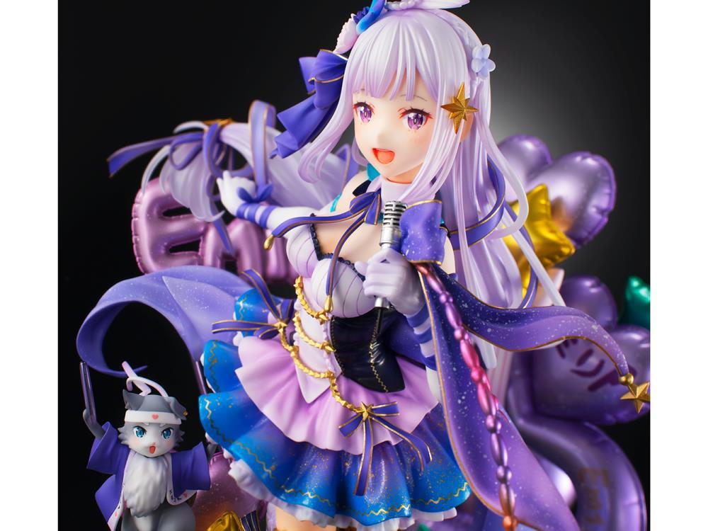 Re:Zero Starting Life in Another World Emilia (Idol Ver.) 1/7 Scale Shibuya Scramble Figure - Image 4