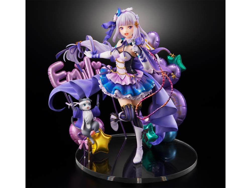 Re:Zero Starting Life in Another World Emilia (Idol Ver.) 1/7 Scale Shibuya Scramble Figure - Image 5