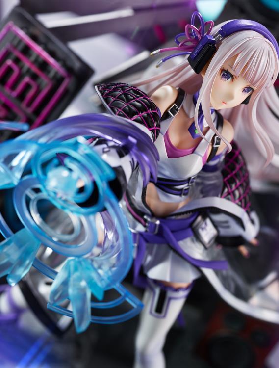 Re:Zero Starting Life in Another World Emilia (Neon City Ver.) 1/7 Scale Shibuya Scramble Figure - Image 10