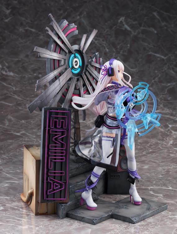 Re:Zero Starting Life in Another World Emilia (Neon City Ver.) 1/7 Scale Shibuya Scramble Figure - Image 14