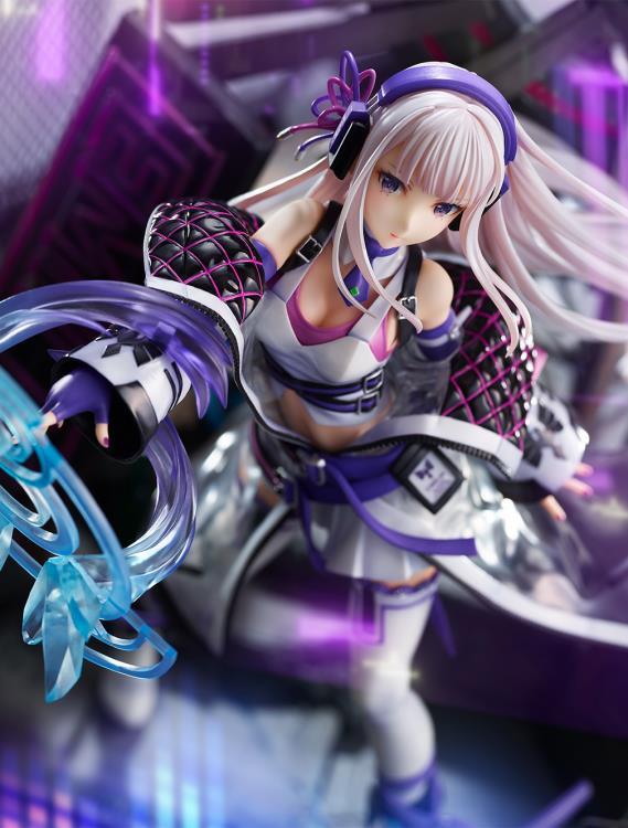 Re:Zero Starting Life in Another World Emilia (Neon City Ver.) 1/7 Scale Shibuya Scramble Figure - Image 5