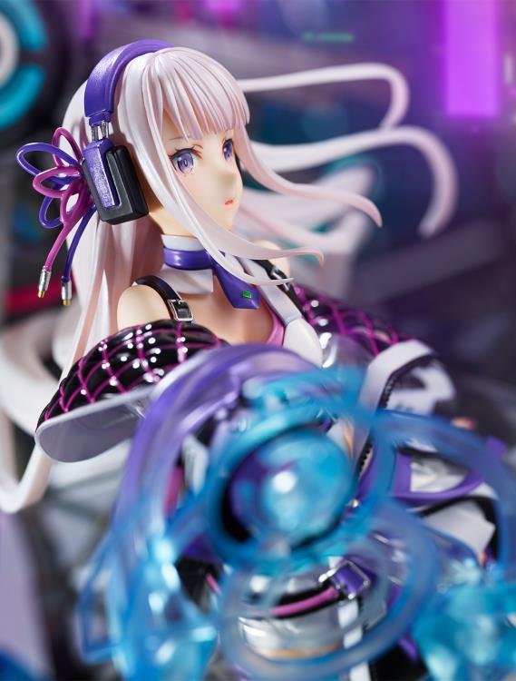 Re:Zero Starting Life in Another World Emilia (Neon City Ver.) 1/7 Scale Shibuya Scramble Figure - Image 7