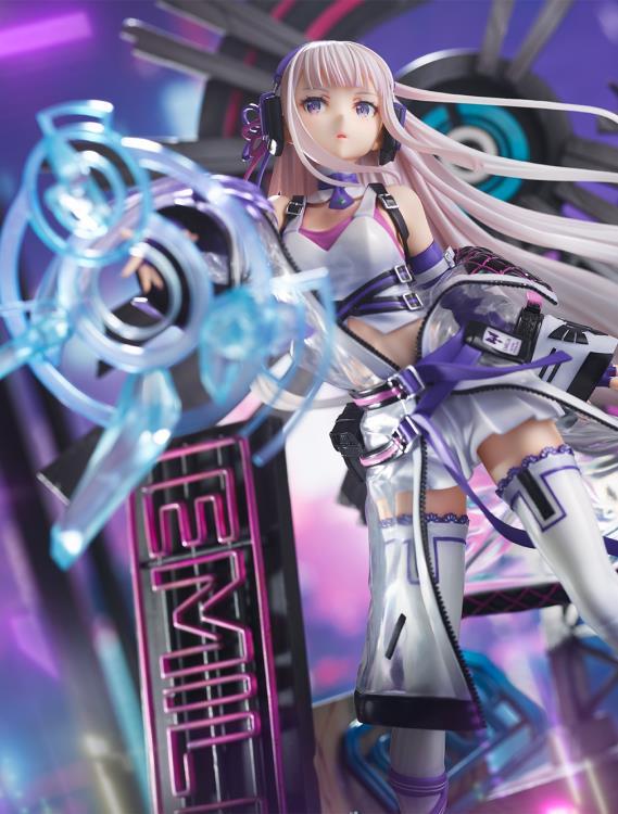 Re:Zero Starting Life in Another World Emilia (Neon City Ver.) 1/7 Scale Shibuya Scramble Figure - Image 9