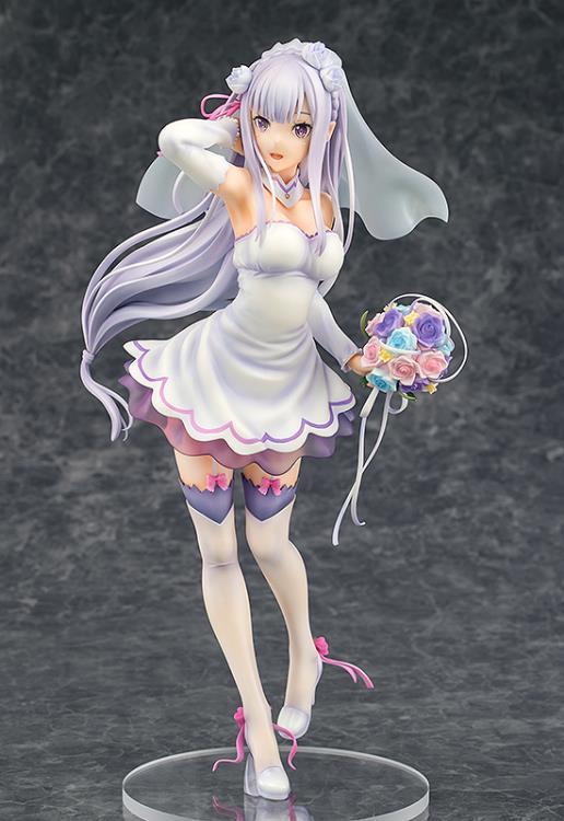 Re:Zero Starting Life in Another World Emilia (Wedding Ver.) 1/7 Scale Figure - Image 3