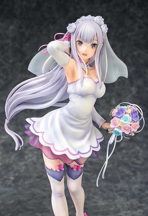 Re:Zero Starting Life in Another World Emilia (Wedding Ver.) 1/7 Scale Figure - Image 4
