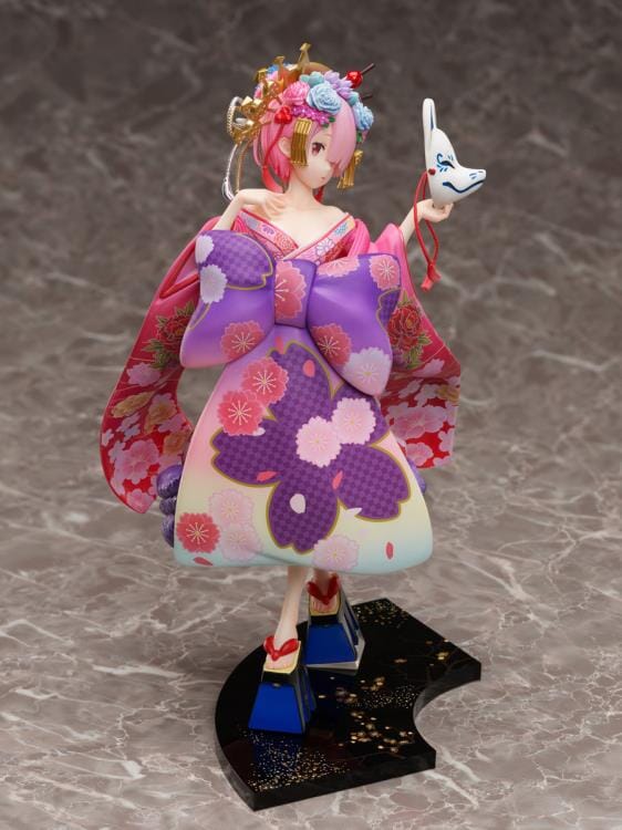 Re Zero Starting Life in Another World F Nex Ram (Parade of the Oiran Dochu Ver.) 1/7 Scale Figure - Image 10