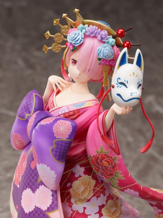 Re Zero Starting Life in Another World F Nex Ram (Parade of the Oiran Dochu Ver.) 1/7 Scale Figure - Image 11