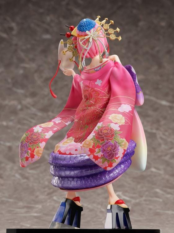Re Zero Starting Life in Another World F Nex Ram (Parade of the Oiran Dochu Ver.) 1/7 Scale Figure - Image 8