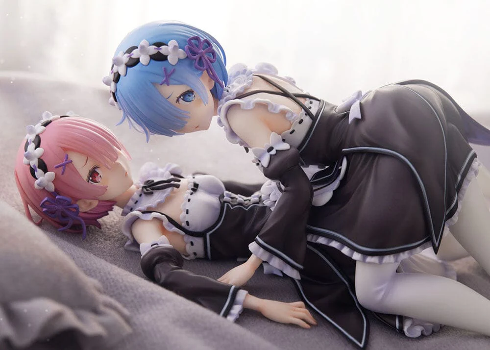 Re Zero Starting Life in Another World F Nex Ram & Rem 1/7 Scale Figure Set - Image 10