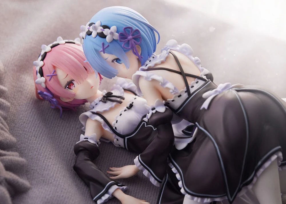 Re Zero Starting Life in Another World F Nex Ram & Rem 1/7 Scale Figure Set - Image 11