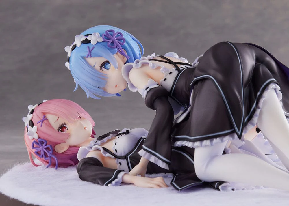 Re Zero Starting Life in Another World F Nex Ram & Rem 1/7 Scale Figure Set - Image 8
