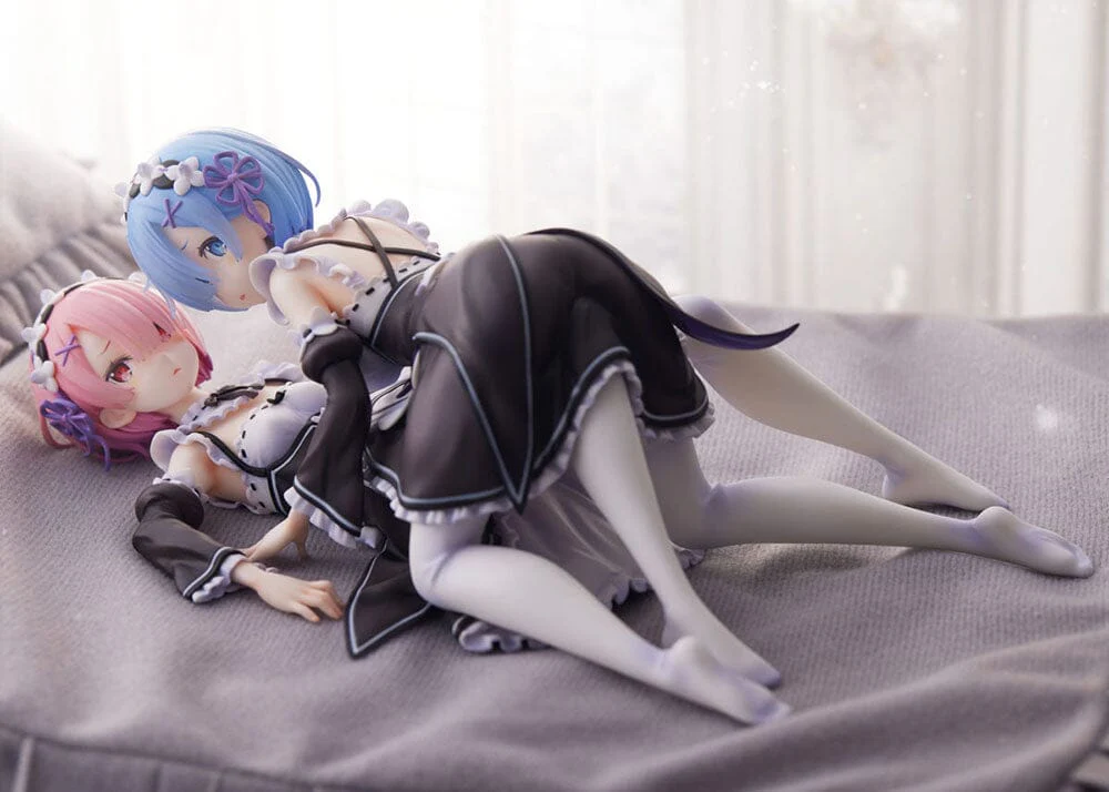 Re Zero Starting Life in Another World F Nex Ram & Rem 1/7 Scale Figure Set - Image 9