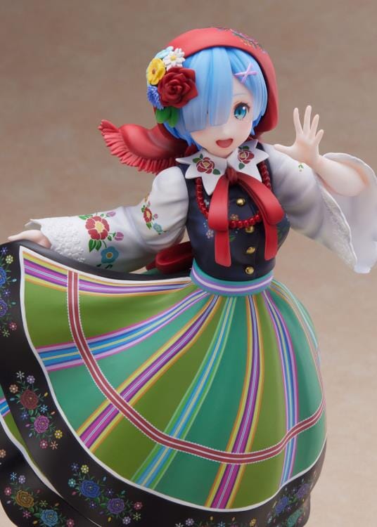 Re Zero Starting Life in Another World F Nex Rem (Country Dress Ver.) 1/7 Scale Figure - Image 10