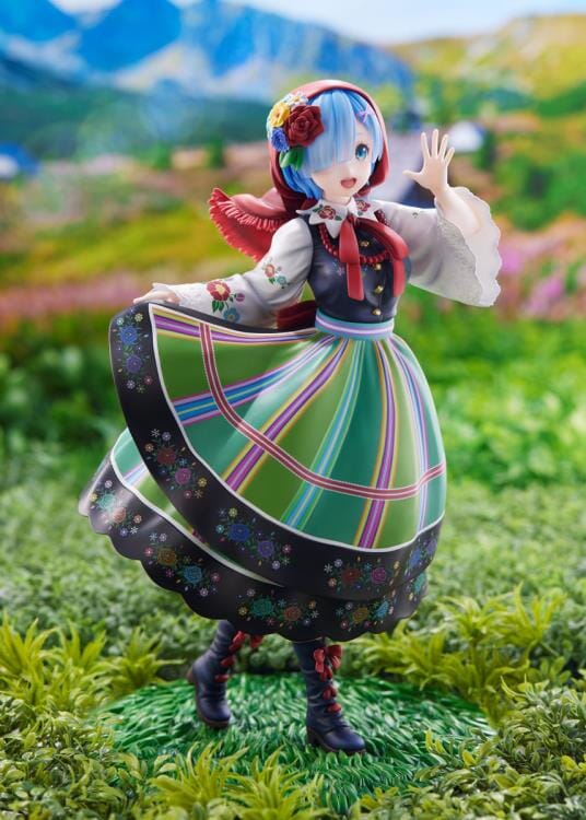Re Zero Starting Life in Another World F Nex Rem (Country Dress Ver.) 1/7 Scale Figure - Image 2